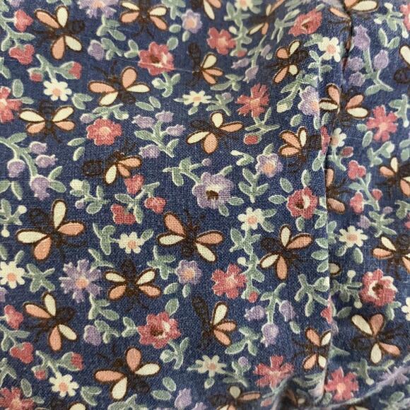 Gunne Sax VTG 1970s RARE Print Birds & Bees Dress - Picture 9 of 10